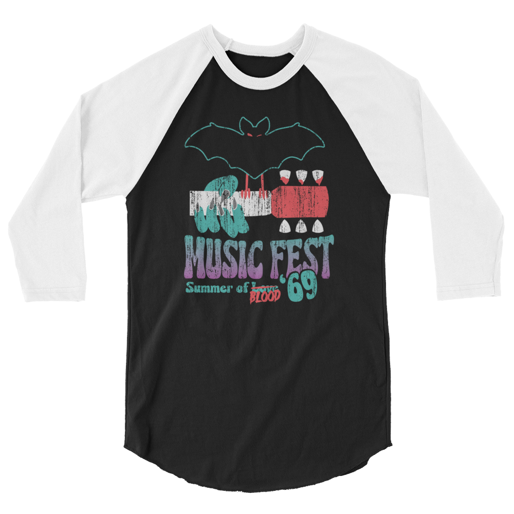 MUSIC FEST '69 - HHN 2023 - 3/4 sleeve raglan shirt