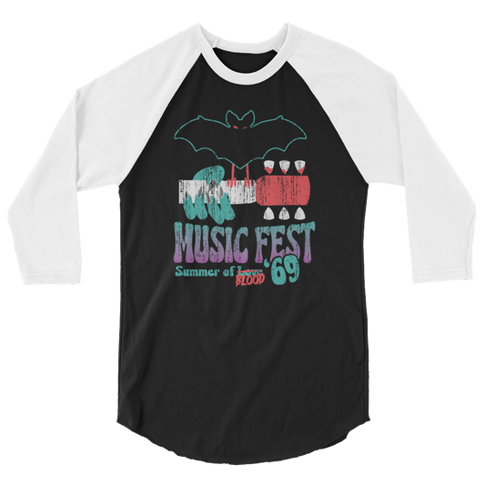 MUSIC FEST '69 - HHN 2023 - 3/4 sleeve raglan shirt