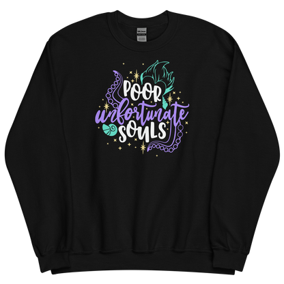 Poor Unfortunate Souls - Ursula Inspired - Gildan Unisex Crewneck Sweatshirt