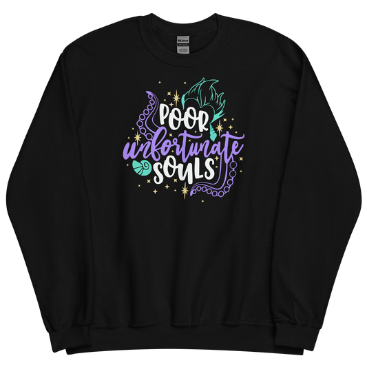 Poor Unfortunate Souls - Ursula Inspired - Gildan Unisex Crewneck Sweatshirt