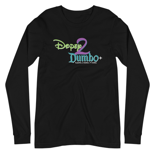 Dopey2Dumbo+ Bella+Canvas Unisex Long Sleeve Tee