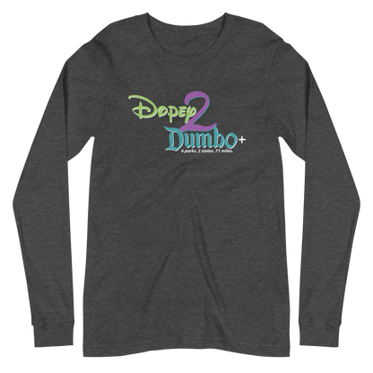 Dopey2Dumbo+ Bella+Canvas Unisex Long Sleeve Tee