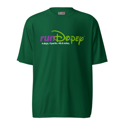 runDopey™ Unisex A4 performance crew neck t-shirt