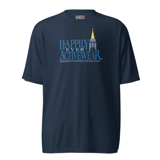 Happily Ever Activewear Promo Unisex performance crew neck t-shirt