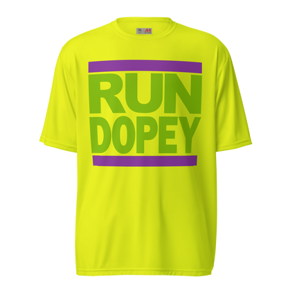 Run Dopey Old Skool Unisex A4 performance crew neck t-shirt