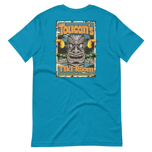 Toucan's Tiki Room - Enchanted Tiki Room Inspired - Bella + Canvas 3001 Short-Sleeve Unisex T-Shirt