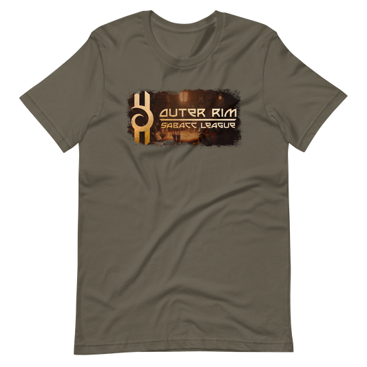 ORSL - Outer Rim Sabacc League - Cantina Scene - Bella+ Canvas Unisex t-shirt