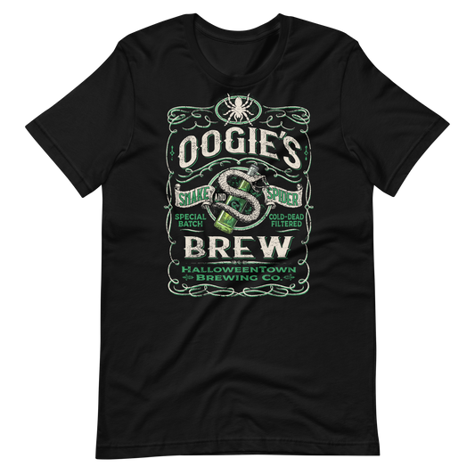 Oogie's Snake & Spider Brew - Oogie Boogie Inspired - Bella + Canvas Premium Short-Sleeve Unisex T-Shirt