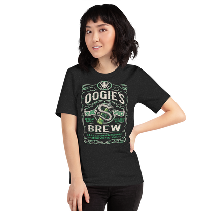 Oogie's Snake & Spider Brew - Oogie Boogie Inspired - Bella + Canvas Premium Short-Sleeve Unisex T-Shirt