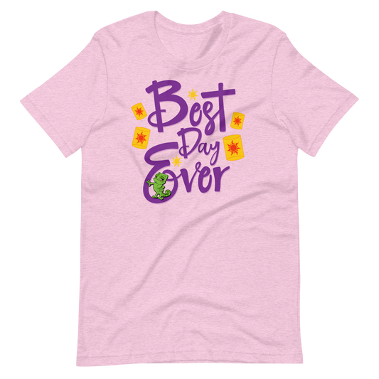 Best Day Ever - Tangled Inspired - Bella + Canvas Short-Sleeve Unisex T-Shirt