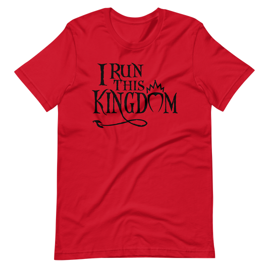 I Run This Kingdom - Evil Queen - Bella + Canvas 3001 Short-Sleeve Unisex T-Shirt