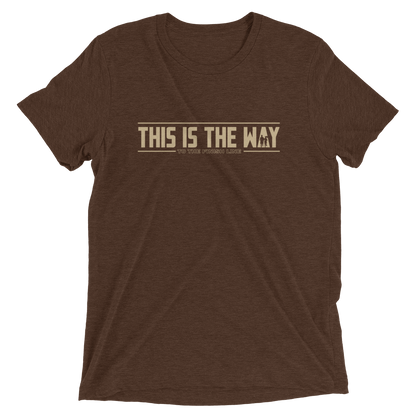 This Is The Way (To The Finish Line) Bella + Canvas Tri-Blend Unisex t-shirt