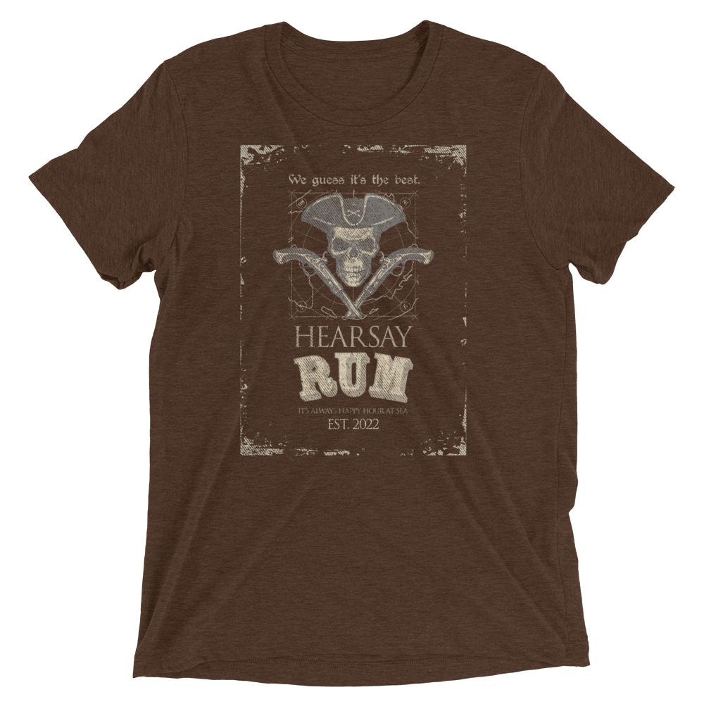 Hearsay Rum - Pirate Life - Bella+Canvas TriBlend Unisex Short sleeve t-shirt