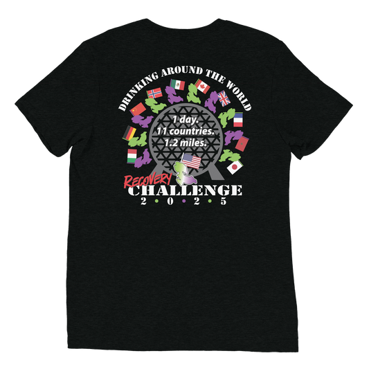 runDopey™ Recovery Challenge 2025 - OFFICIAL - Triblend Unisex Short sleeve t-shirt