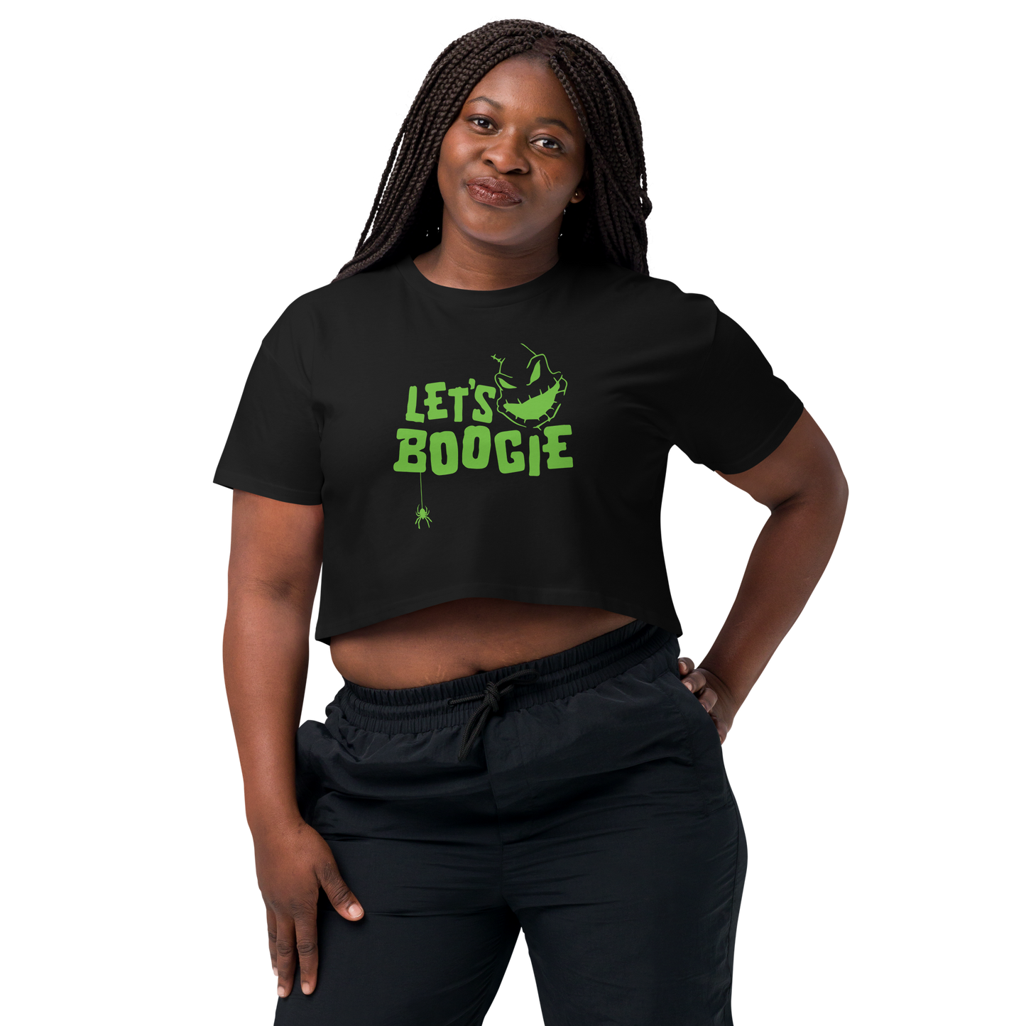 Let's Boogie! Women’s crop top