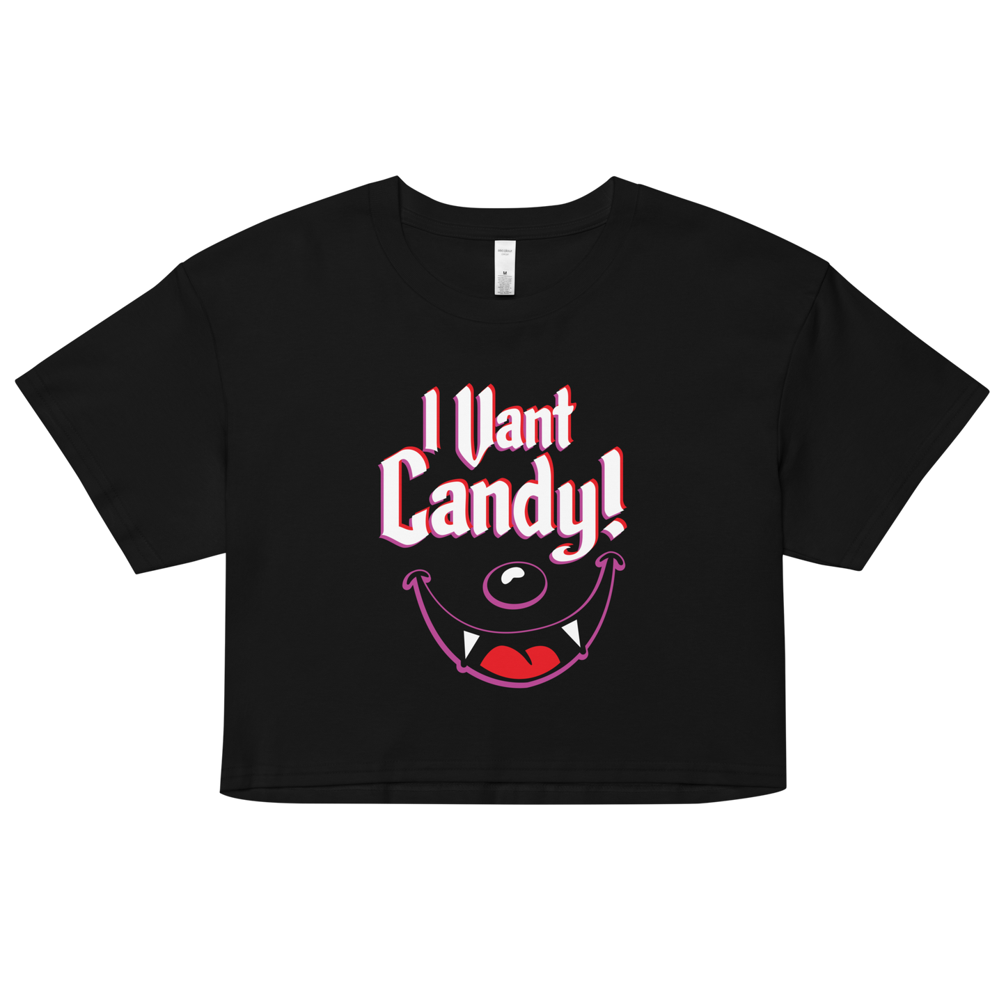 I Vant Candy! Women’s crop top