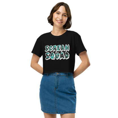 Scream Squad Monsters HHN 2023 Women’s crop top