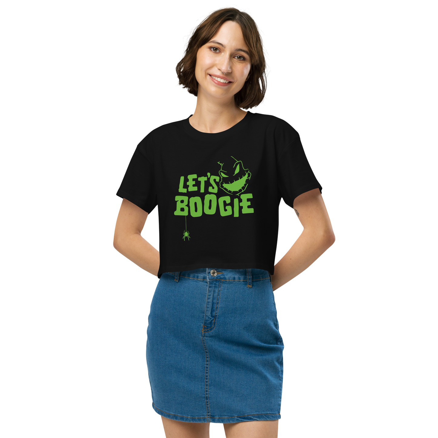 Let's Boogie! Women’s crop top