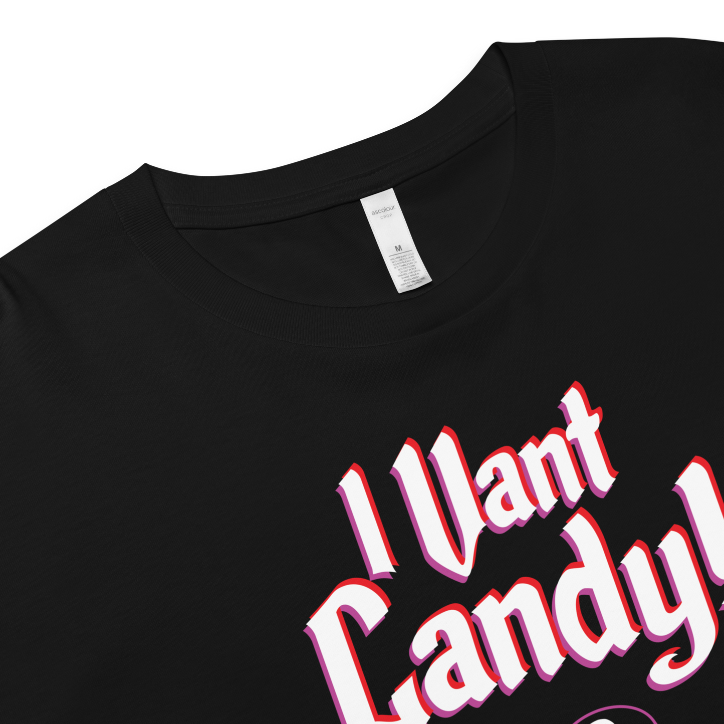 I Vant Candy! Women’s crop top