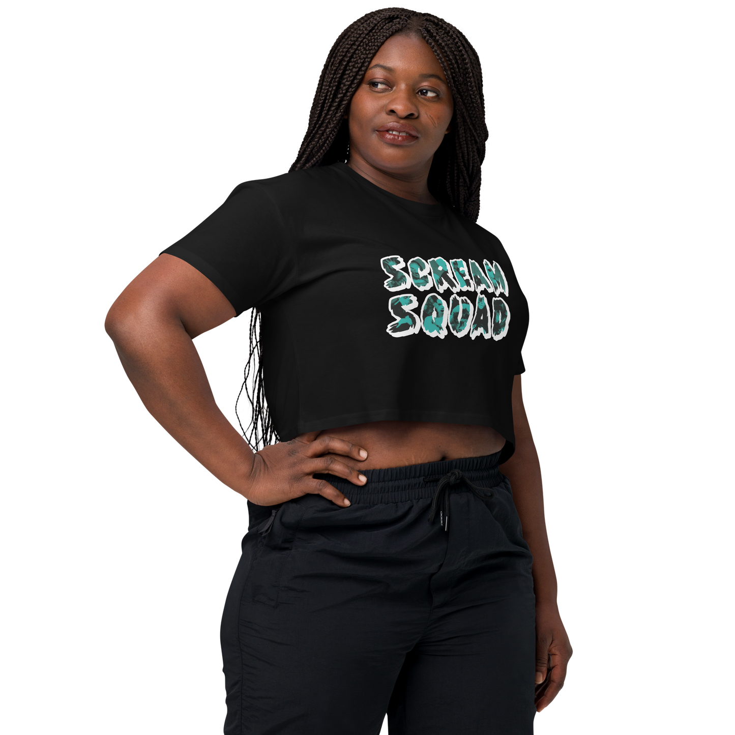 Scream Squad Monsters HHN 2023 Women’s crop top