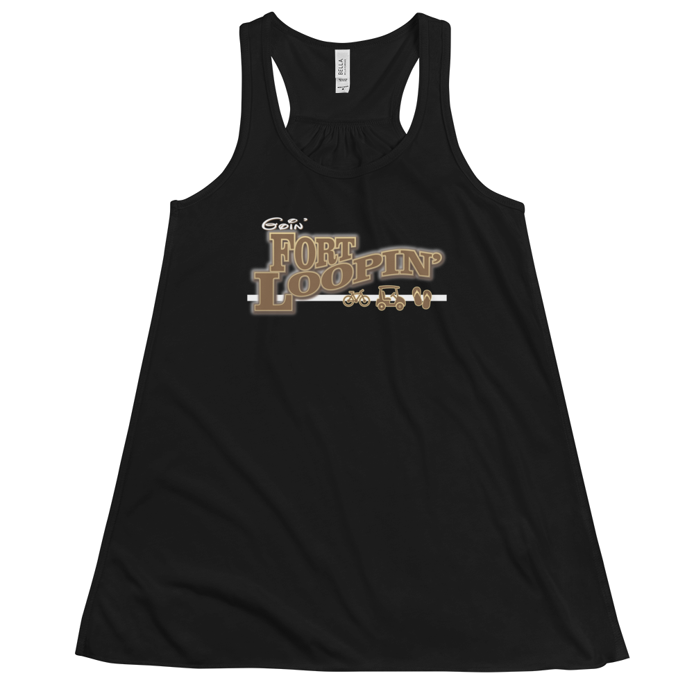 Goin' Fort Loopin' - Fort Wilderness - Bella+Canvas Women's Flowy Racerback Tank