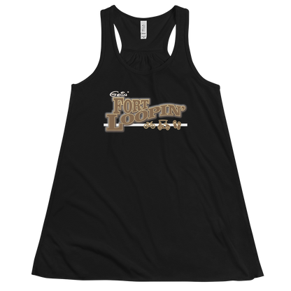 Goin' Fort Loopin' - Fort Wilderness - Bella+Canvas Women's Flowy Racerback Tank