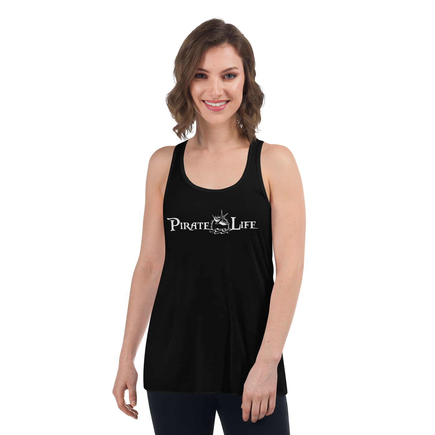 Pirate Life - Sparrow Tattoo - Women's Flowy Racerback Tank