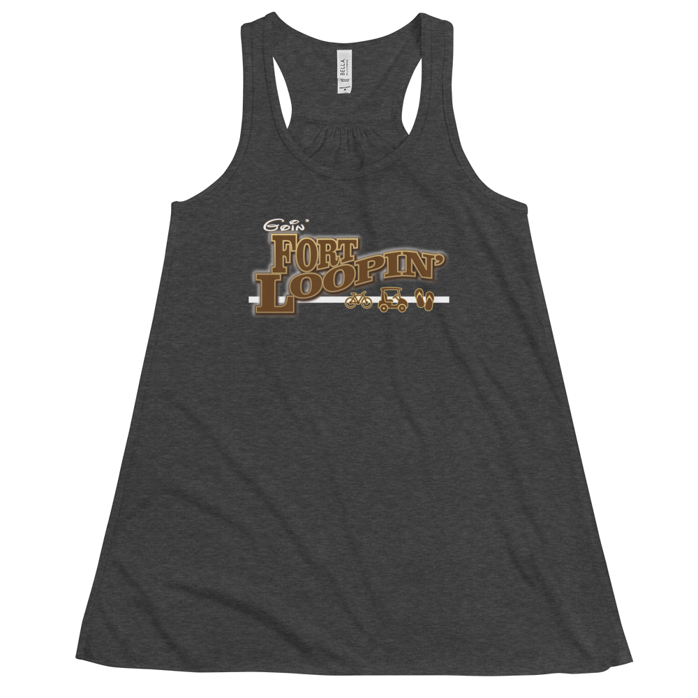 Goin' Fort Loopin' - Fort Wilderness - Bella+Canvas Women's Flowy Racerback Tank