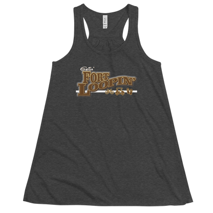 Goin' Fort Loopin' - Fort Wilderness - Bella+Canvas Women's Flowy Racerback Tank