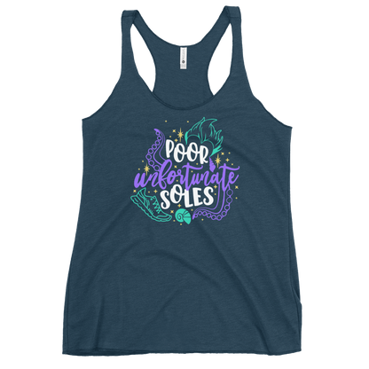 Poor Unfortunate SOLES - Ursula Inspired - Next Level Women's Racerback Tank