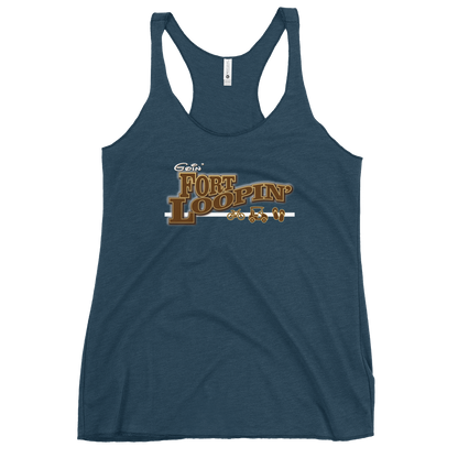 Goin' Fort Loopin' - Fort Wilderness - Next Level Apparel Women's Racerback Tank