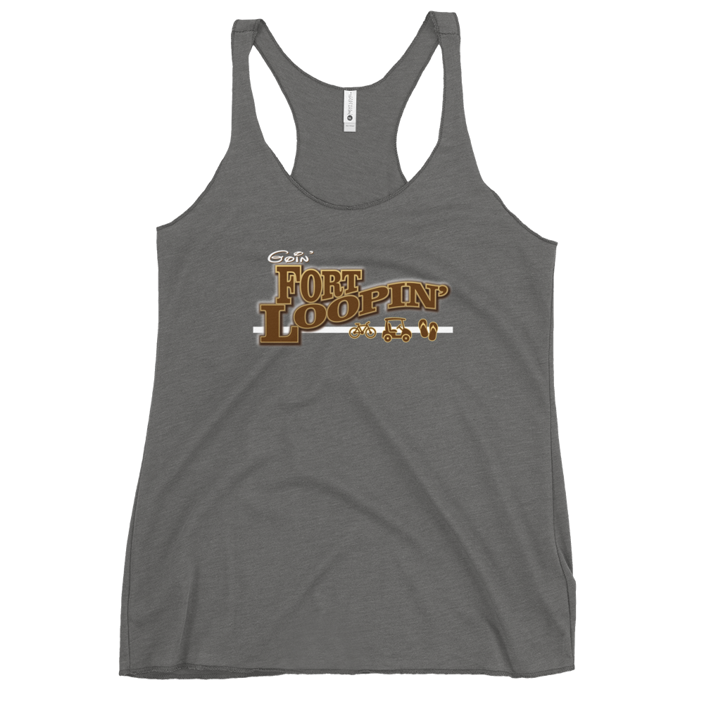 Goin' Fort Loopin' - Fort Wilderness - Next Level Apparel Women's Racerback Tank