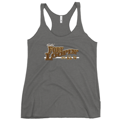 Goin' Fort Loopin' - Fort Wilderness - Next Level Apparel Women's Racerback Tank