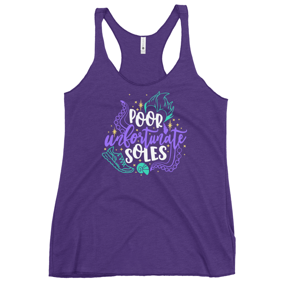 Poor Unfortunate SOLES - Ursula Inspired - Next Level Women's Racerback Tank