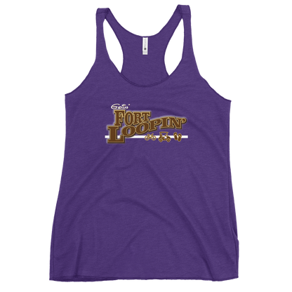 Goin' Fort Loopin' - Fort Wilderness - Next Level Apparel Women's Racerback Tank