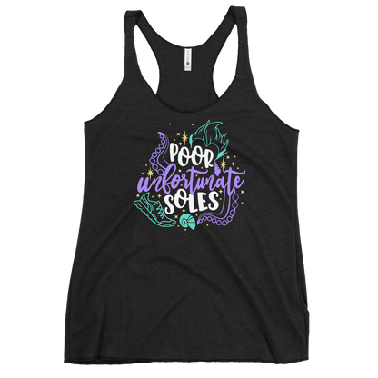 Poor Unfortunate SOLES - Ursula Inspired - Next Level Women's Racerback Tank