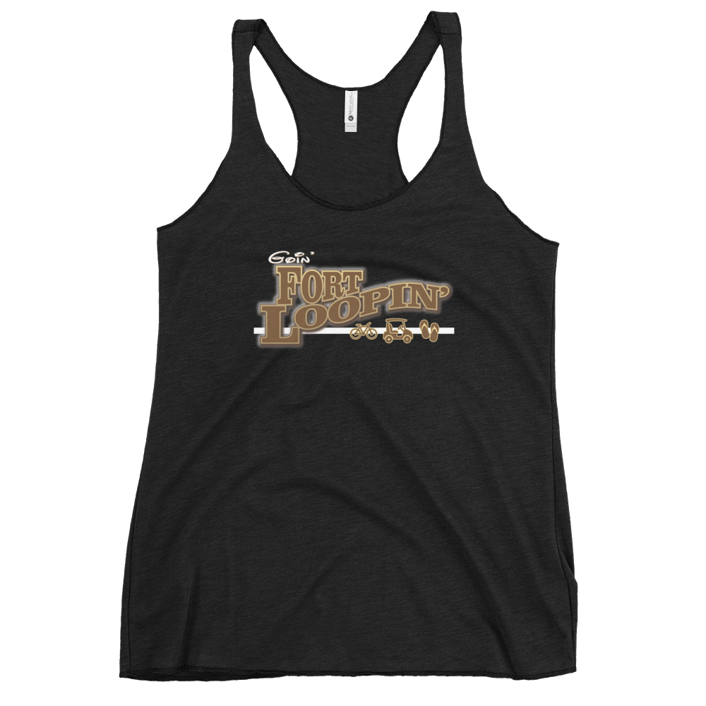 Goin' Fort Loopin' - Fort Wilderness - Next Level Apparel Women's Racerback Tank