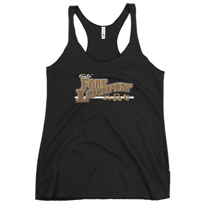 Goin' Fort Loopin' - Fort Wilderness - Next Level Apparel Women's Racerback Tank