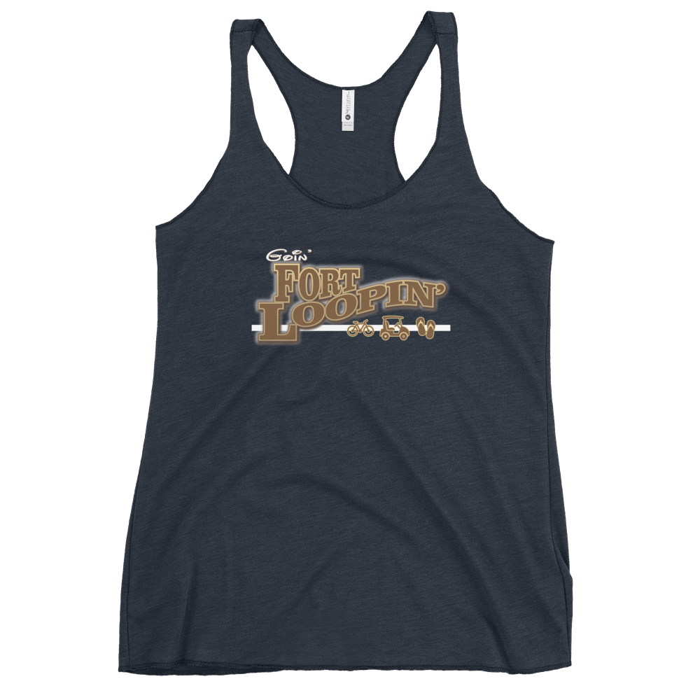 Goin' Fort Loopin' - Fort Wilderness - Next Level Apparel Women's Racerback Tank