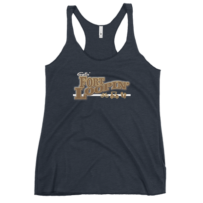 Goin' Fort Loopin' - Fort Wilderness - Next Level Apparel Women's Racerback Tank