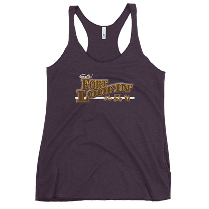 Goin' Fort Loopin' - Fort Wilderness - Next Level Apparel Women's Racerback Tank