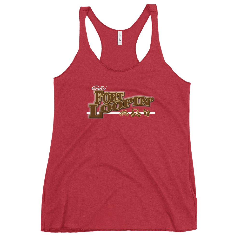 Goin' Fort Loopin' - Fort Wilderness - Next Level Apparel Women's Racerback Tank