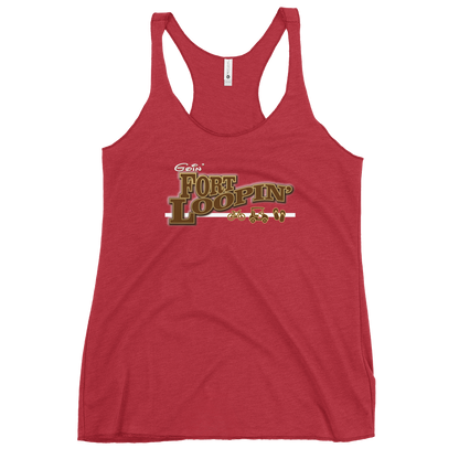 Goin' Fort Loopin' - Fort Wilderness - Next Level Apparel Women's Racerback Tank