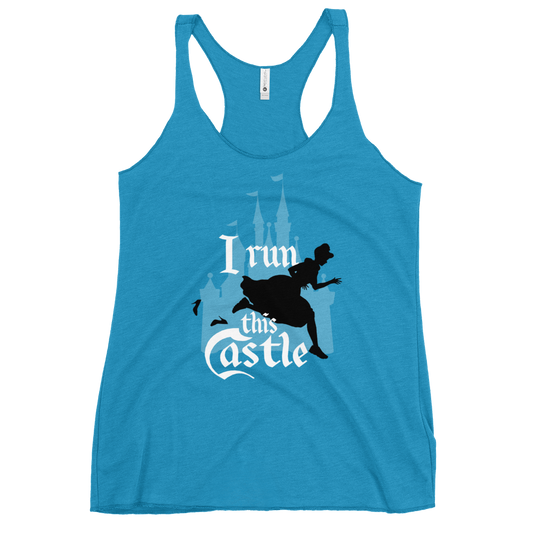 I Run This Castle - Cinderella Inspired - Next Level 6733 Women's Racerback Tank