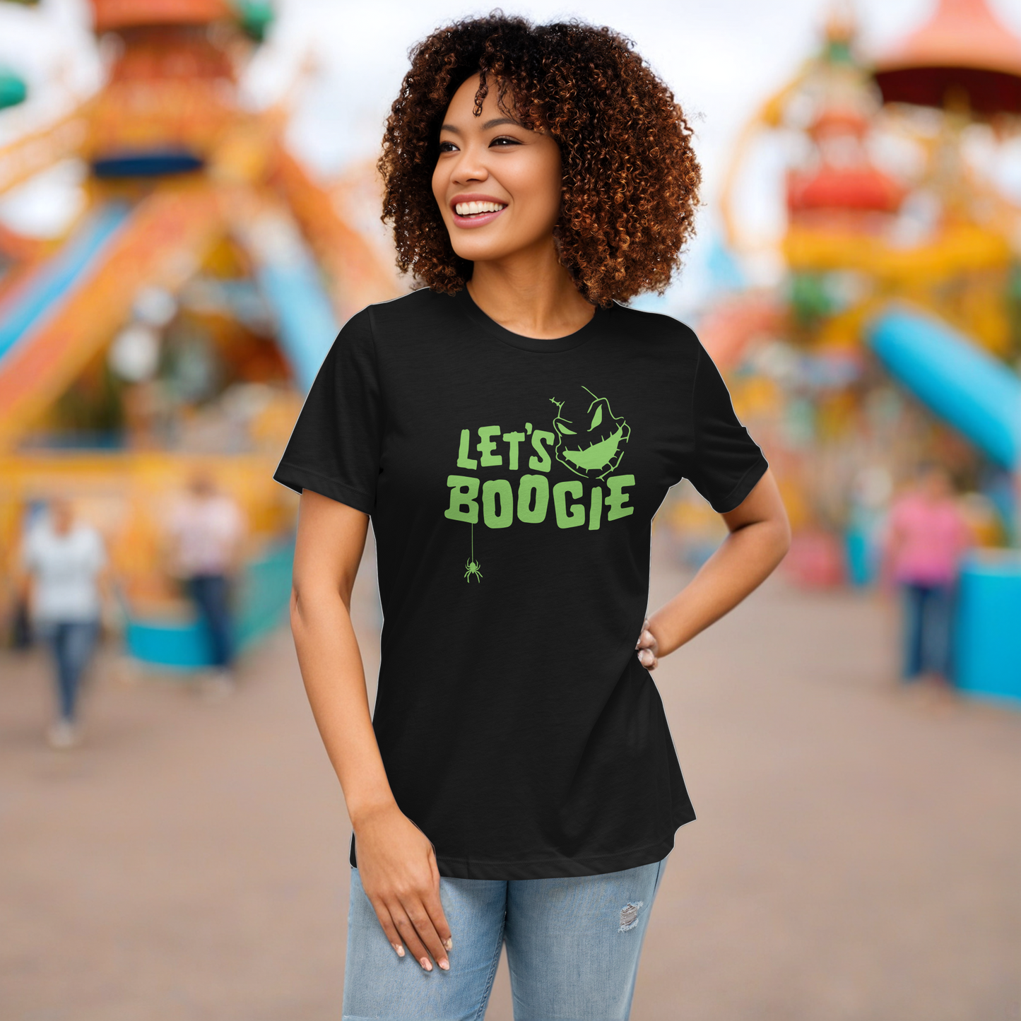 Let's Boogie - Bella+Canvas Women's Relaxed T-Shirt