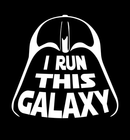 I RUN This Galaxy - Darth Vader Inspired - Bella + Canvas 3413 Tri-blend Unisex Short sleeve t-shirt