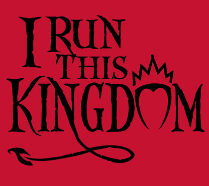 I Run This Kingdom - Evil Queen - Bella + Canvas 3001 Short-Sleeve Unisex T-Shirt